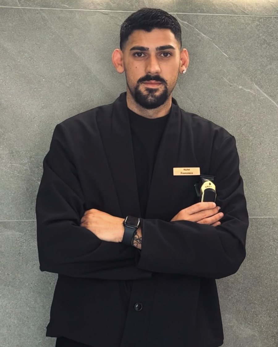 Francesco Valentino, barbiere e fondatore di Valen'Hair